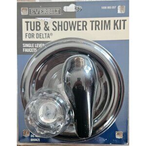 Everbilt Tub & Shower Trim Kit For Delta Single Lever Faucets Oil-Rubbed Bronze